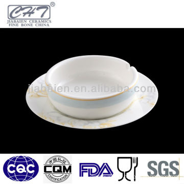 A071 Custom factory direct wholesale ceramic ashtray with design